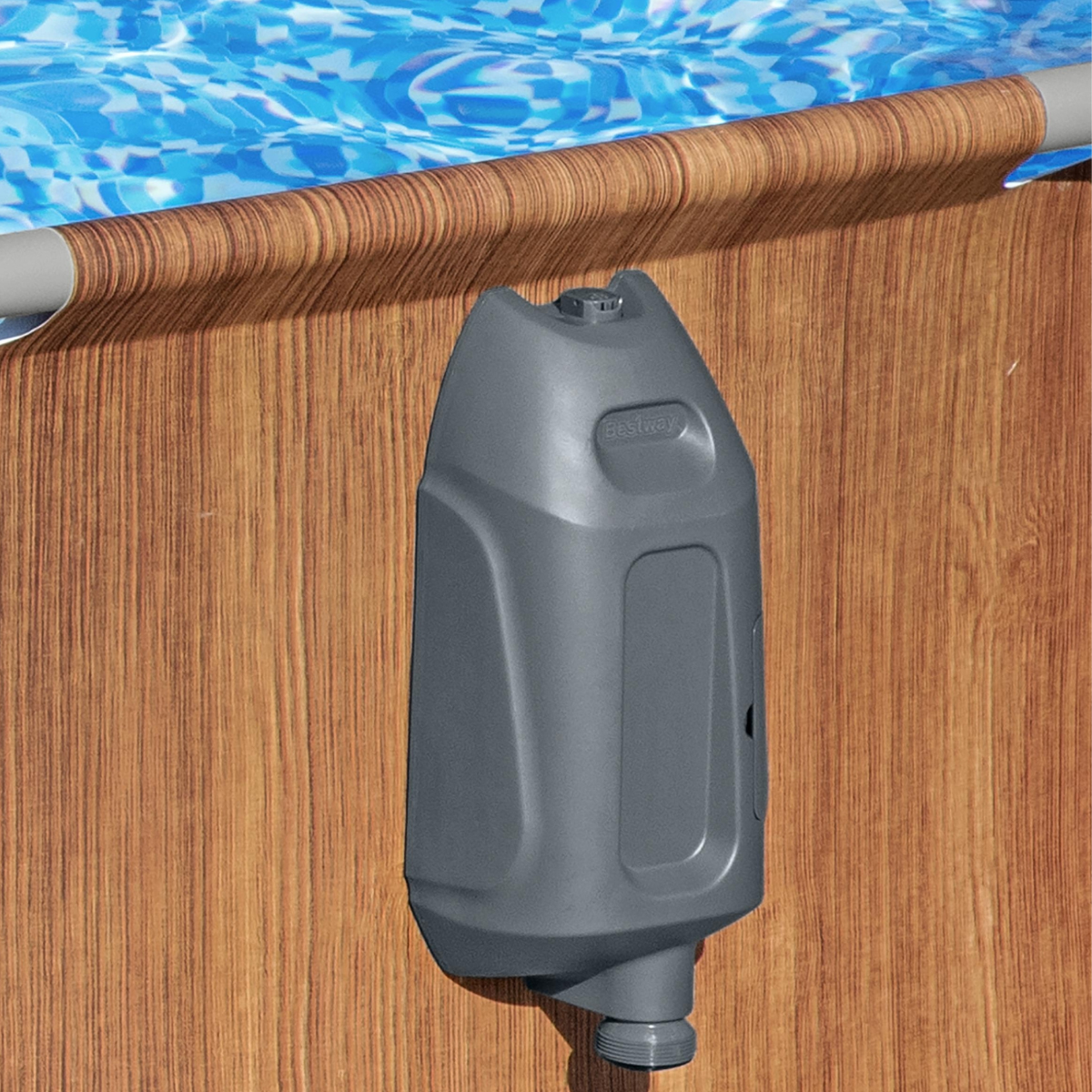 Bestway 20ft x 12ft x 48" Oval Steel Pro MAX™ Comfort Jet Above Ground Swimming Pool, Filter Pump & Accessories