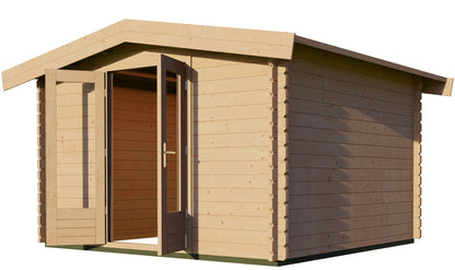 Apex 3m x 3.5m Log Cabin