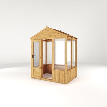 4 x 6 Woodsman Apex Greenhouse - Polycarbonate
