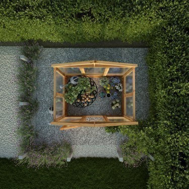 4 x 6 Woodsman Apex Greenhouse - Polycarbonate