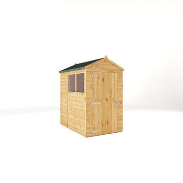 Mercia Premium Woodsman Shiplap Apex Shed 6'x4' - Styrene Windows