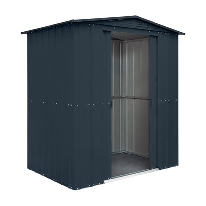 6 x 4 Globel Apex Metal Shed - Green or Grey
