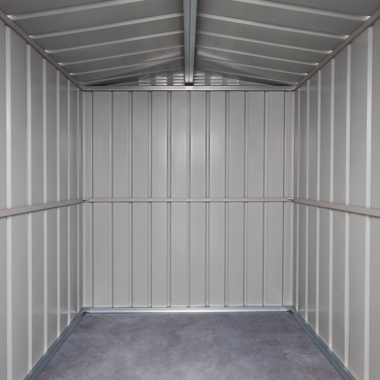 6 x 5 Globel Apex Metal Shed - Green or Grey