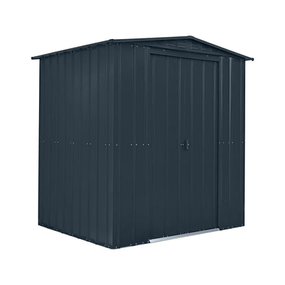 6 x 5 Globel Apex Metal Shed - Green or Grey