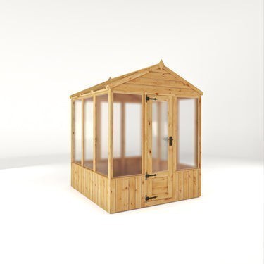 6 x 6 Woodsman Apex Greenhouse - Polycarbonate
