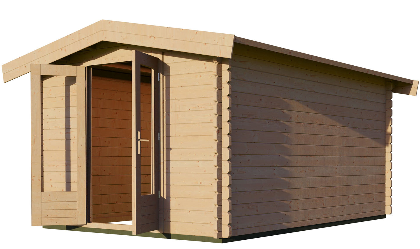 Apex 4m x 3m Log Cabin
