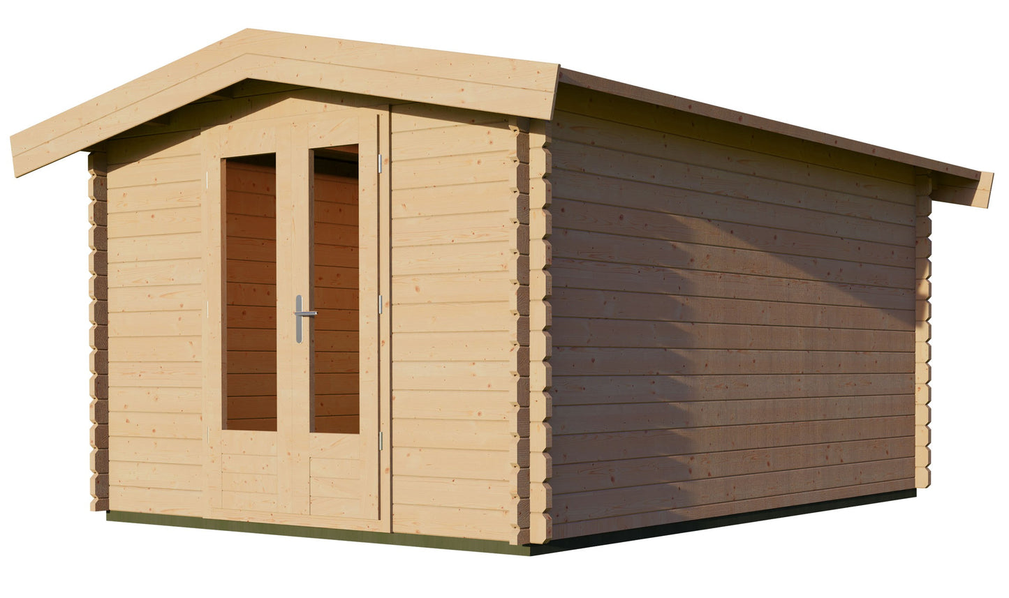 Apex 4m x 3m Log Cabin