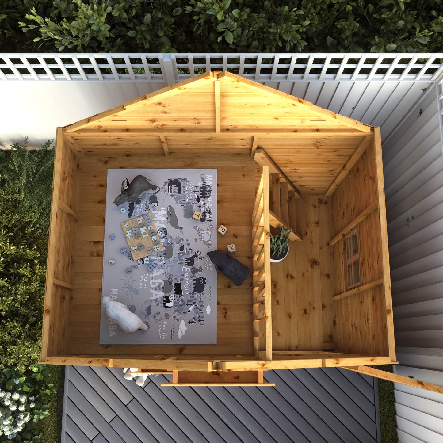 Double Storey Swiss Cottage 7 x 5