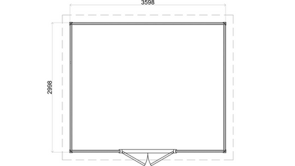 Lugarde Select - Penzance Flat Roof Prima Summerhouse 360x300cm