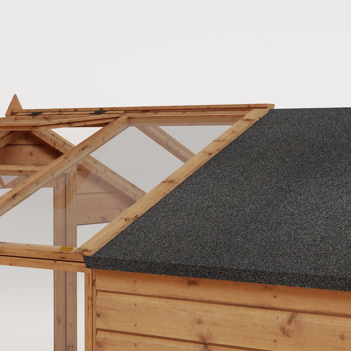 Traditional Combi Greenhouse & Shed 8'x6'