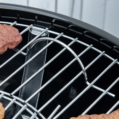 Outsunny Portable Kettle Charcoal Grill BBQ Smoker w/ Cover, Lid, & Thermometer