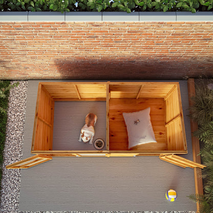 Mercia 8x4 Berkshire Dog Kennel and Run