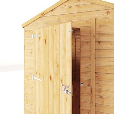 Mercia Premium Woodsman Shiplap Apex Shed 8'x6' - Styrene Windows
