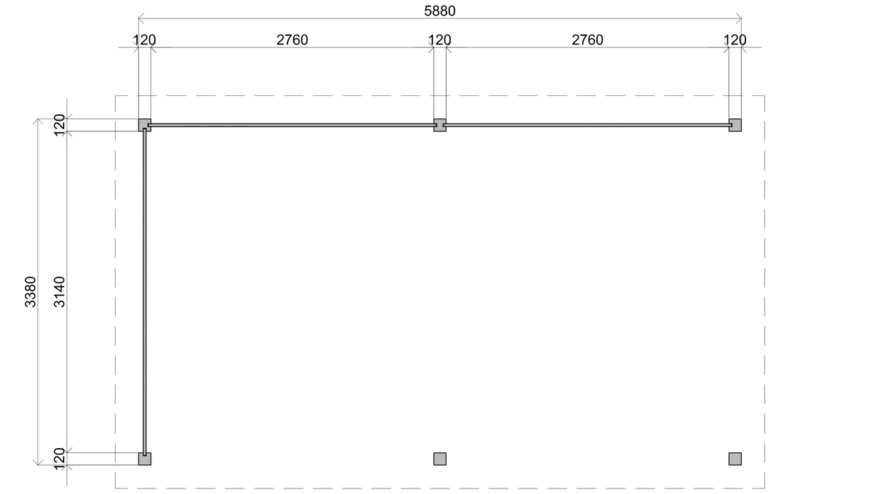 Lugarde Select Gazebo Reading 588x350cm 28mm
