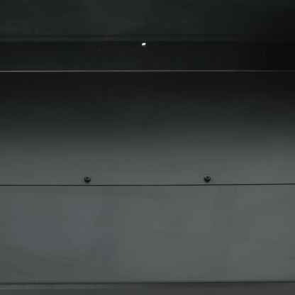 Outsunny Charcoal BBQ Grill with Side Table, Storage Shelf and Wheels