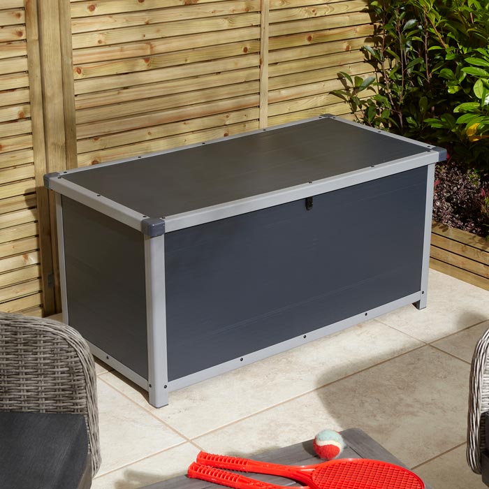 Rowlinson Airevale Plastic Cushion Box 4'x2' - Dark Grey