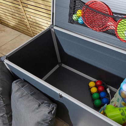 Rowlinson Airevale Plastic Cushion Box 4'x2' - Dark Grey