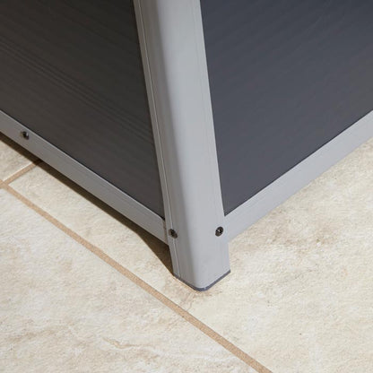 Rowlinson Airevale Plastic Cushion Box 4'x2' - Dark Grey