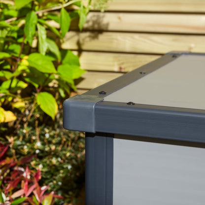 Rowlinson Airevale Plastic Cushion Box 4'x2' - Light Grey