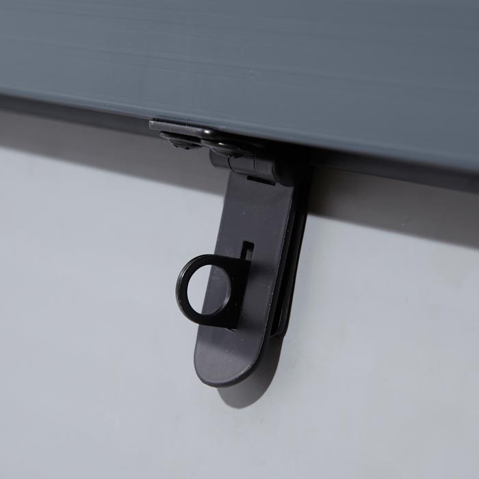 Rowlinson Airevale Plastic Cushion Box 4'x2' - Light Grey