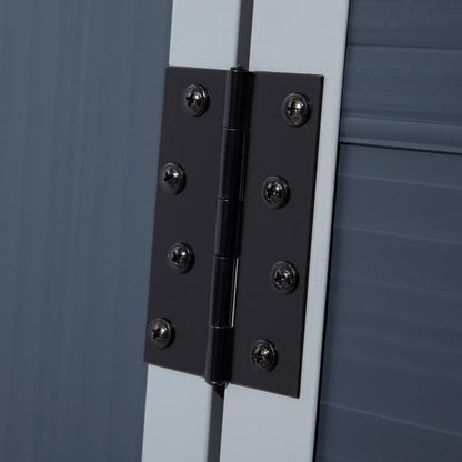 Rowlinson Airevale Apex Plastic Shed 4'x3' - Dark Grey