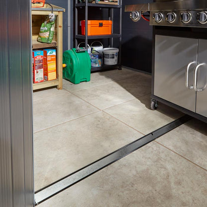 Rowlinson Airevale Apex Plastic Shed 8'x6' - Dark Grey