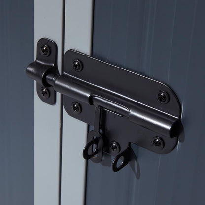 Rowlinson Airevale Apex Plastic Shed 8'x6' - Dark Grey