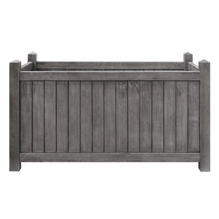 Rowlinson Alderley Grey Rectangular Planter