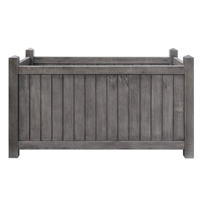 Rowlinson Alderley Grey Rectangular Planter