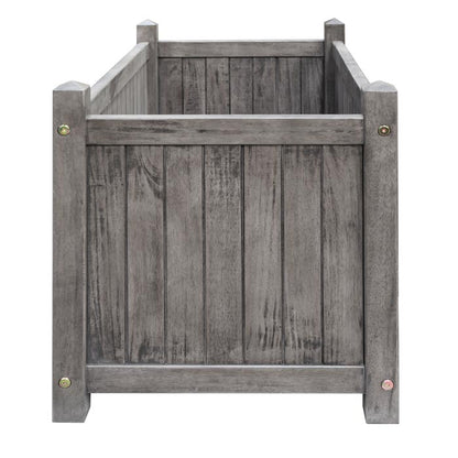 Rowlinson Alderley Grey Rectangular Planter