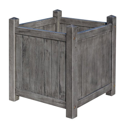 Rowlinson Alderley Grey Square Planter