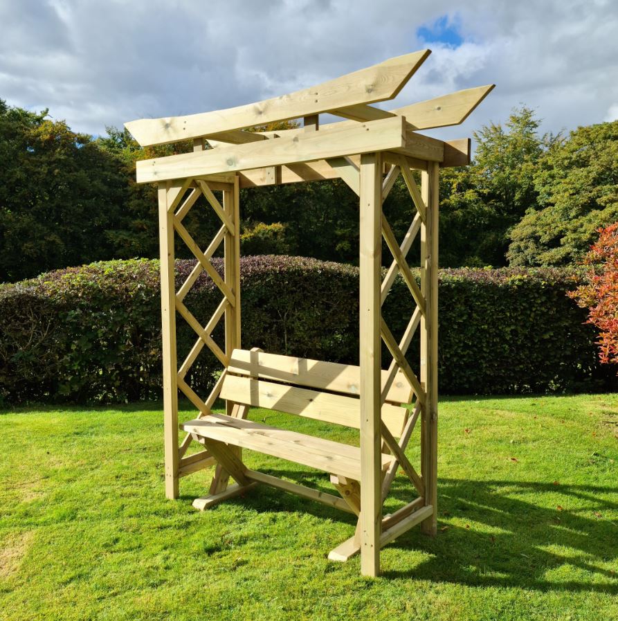 The Tokyo Arch 4ft With Ashcombe Bench