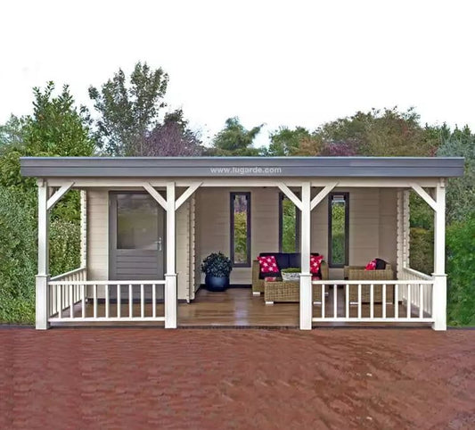 Lugarde Saloon 44mm Log Cabin 4m x 6m