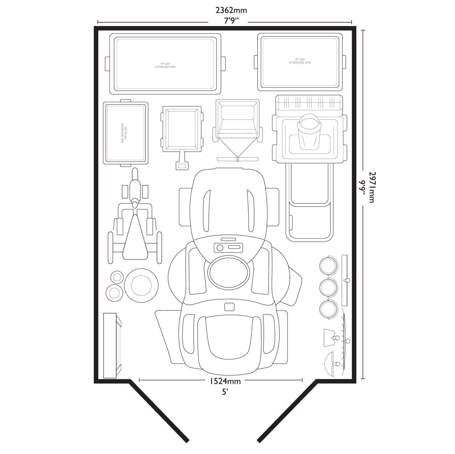 Suncast Tremont Shed 8x10