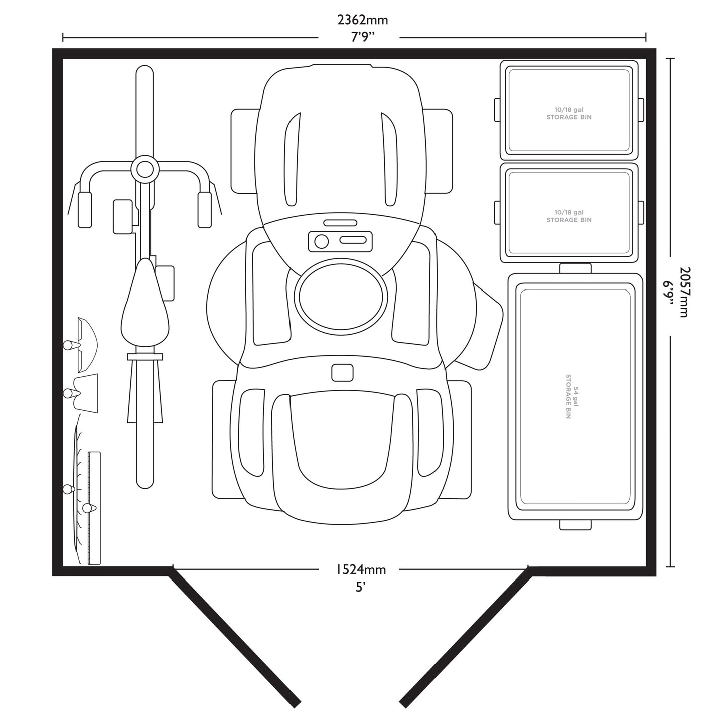 Suncast Tremont Shed 8x7
