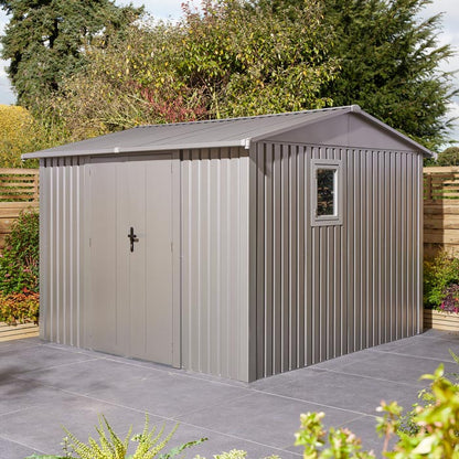 Rowlinson Brentvale Premium Metal Apex Shed 10'x10'