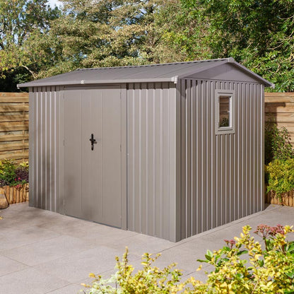 Rowlinson Brentvale Premium Metal Apex Shed 10'x8'