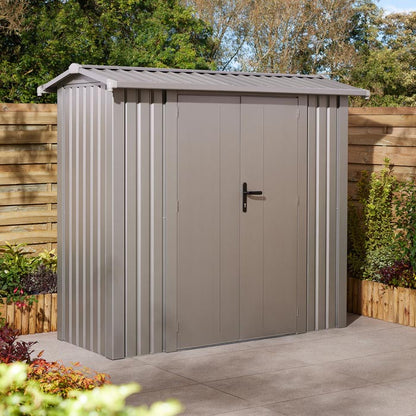Rowlinson Brentvale Premium Metal Apex Shed 8'x4'