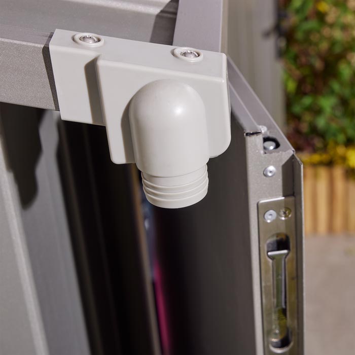 Rowlinson Brentvale Premium Metal Apex Shed 10'x8'