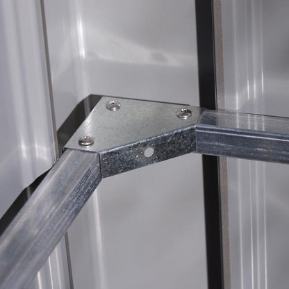 Rowlinson Brentvale Premium Metal Apex Shed 8'x6'