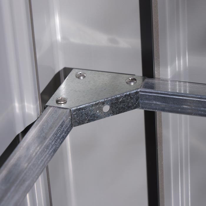 Rowlinson Brentvale Premium Metal Apex Shed 10'x10'