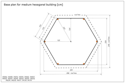 Jagram Vivaldi Gazebo - Medium (with trellis infills)