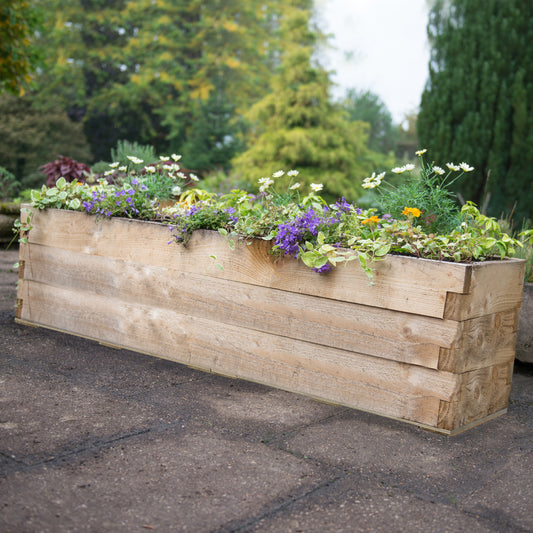 Caledonian Long Raised Bed - with Base - 45 x 180cm