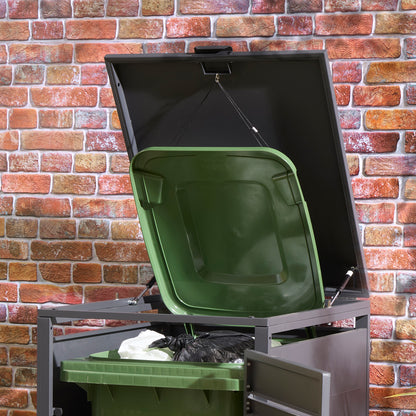 Rowlinson Chelsea Single Bin Store - Anthracite/Oak