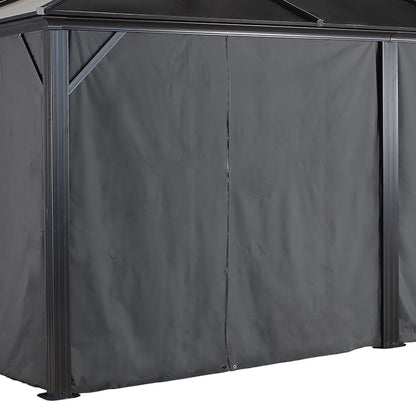 Curtains for Sojag Meridien Gazebo 3.7m x 4.9m
