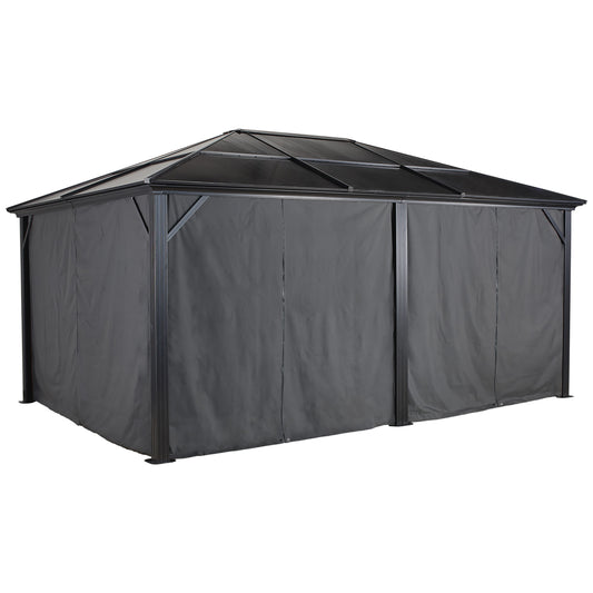 Curtains for Sojag Meridien Gazebo 3.7m x 4.9m
