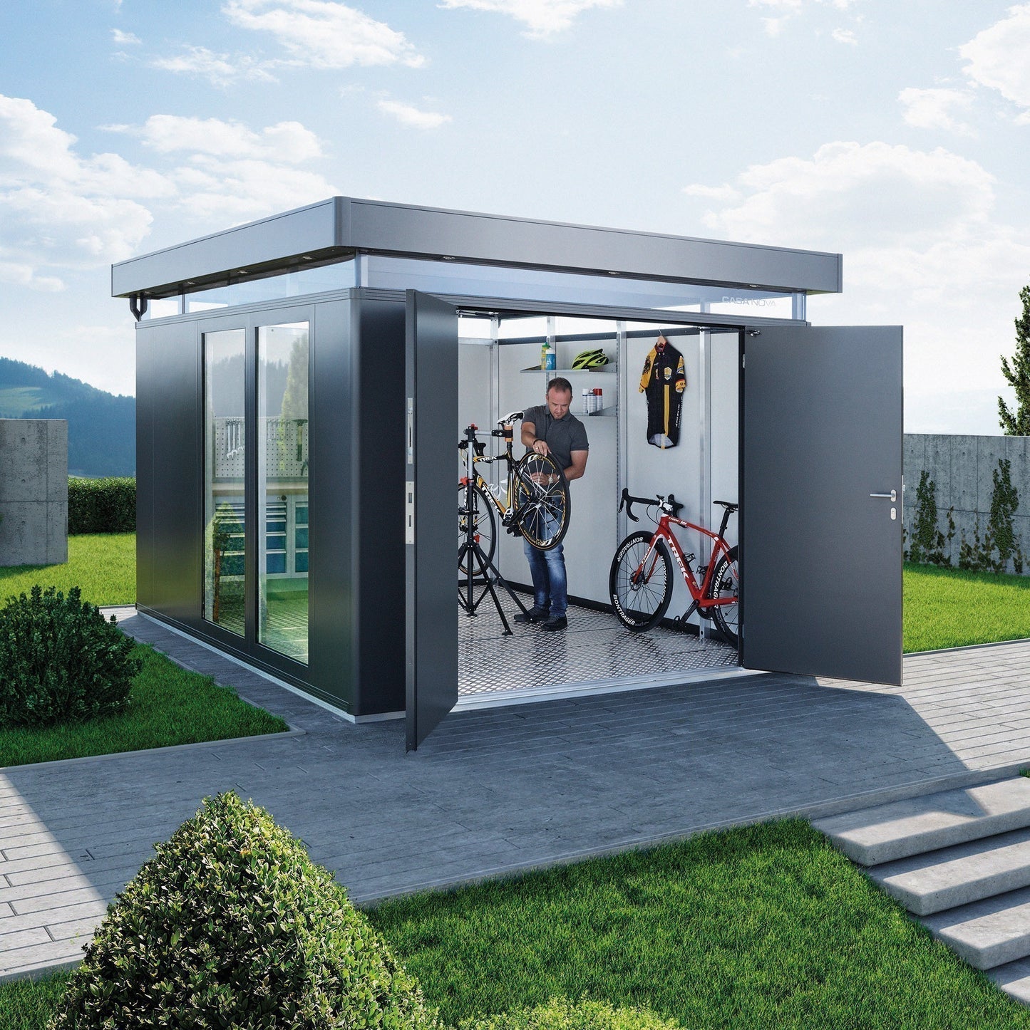 Biohort Casanova Metal Shed 4mx6m