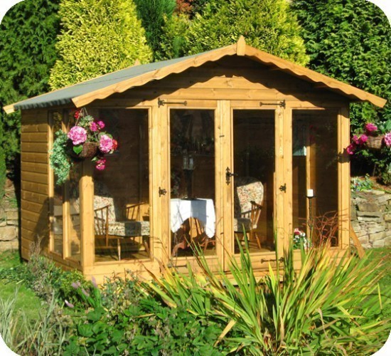 Contemporary Apex Summerhouse 10' Wide