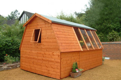 The Combination Suntrap Greenhouse Shed 12'x7'