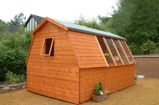 The Combination Suntrap Greenhouse Shed 12'x8'